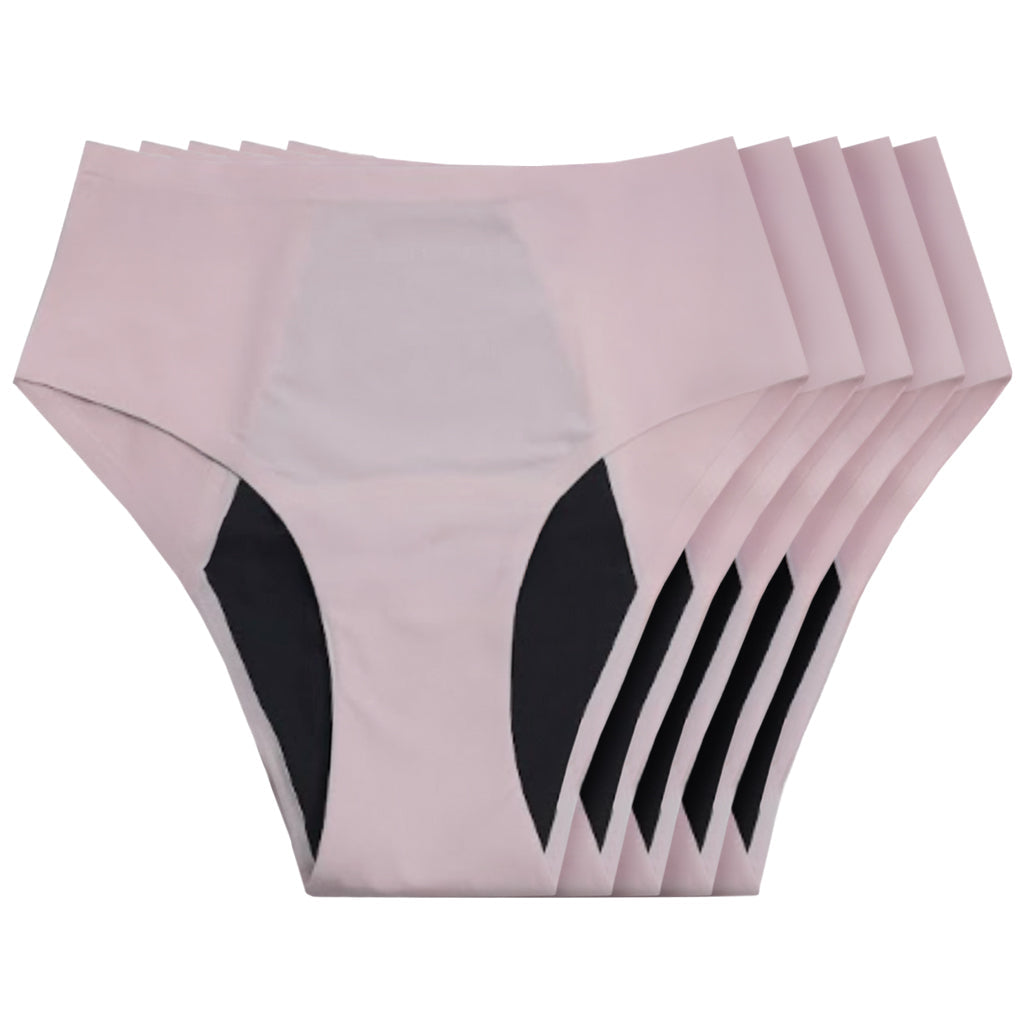 Seamless Leakproof High Waisted (Heavy Absorbency 5-pack)