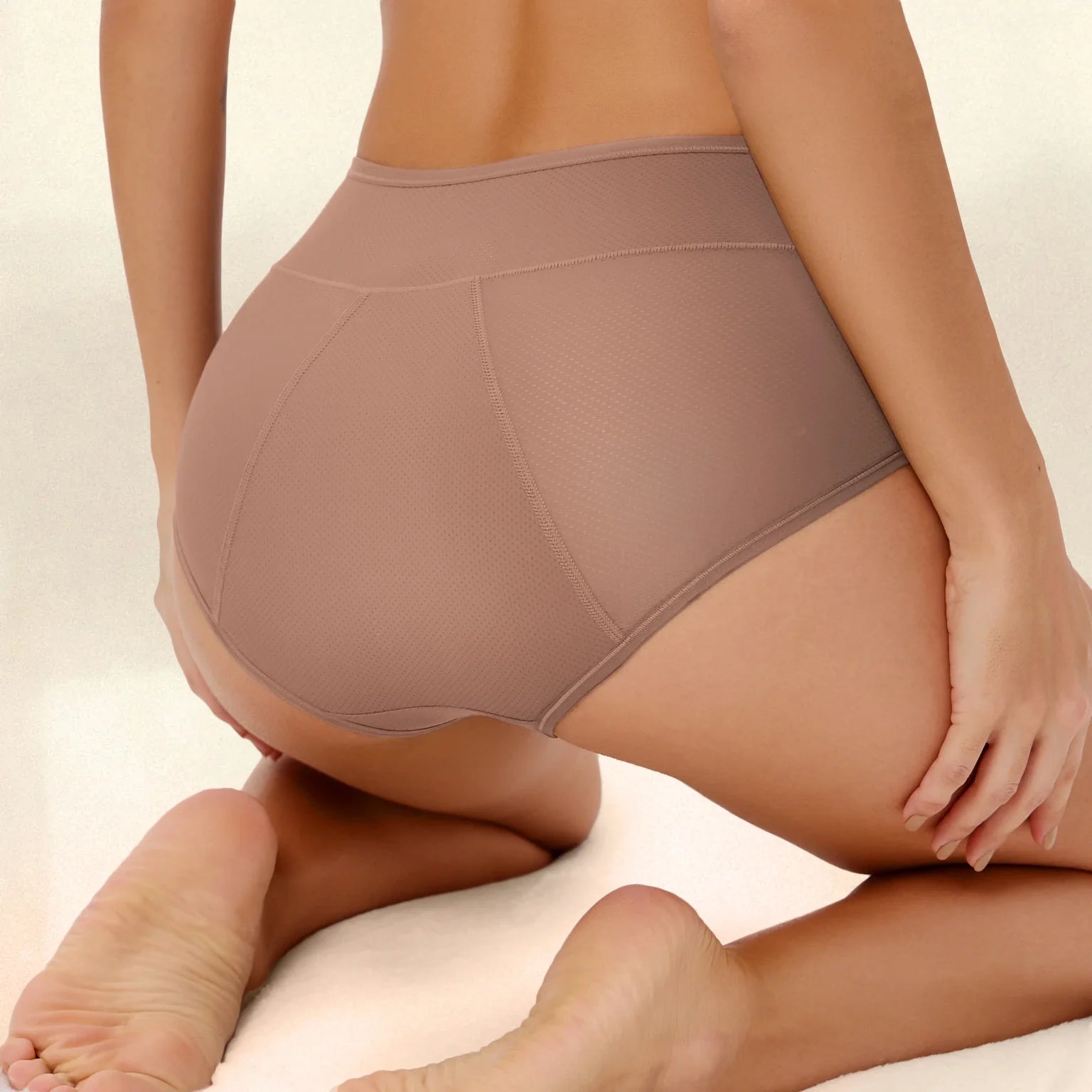 Comfort Plus Leakproof Underwear (Beige 5-Pack)