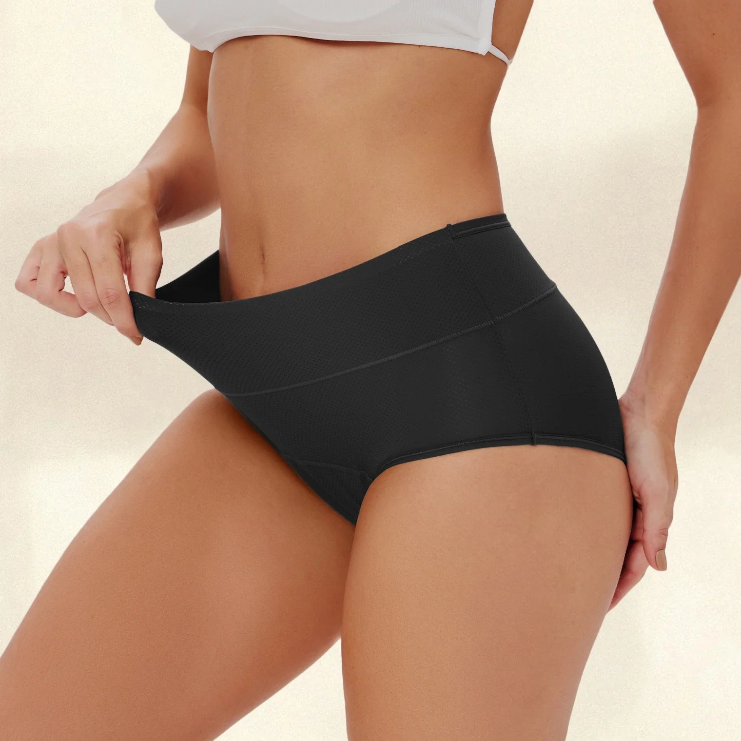 Comfort Plus Leakproof Underwear (Black 10-Pack)
