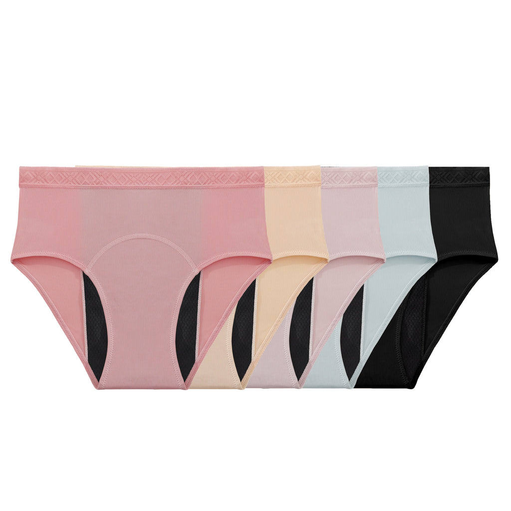 Hipster Leakproof Underwear (Heavy Absorbency 5-Pack)