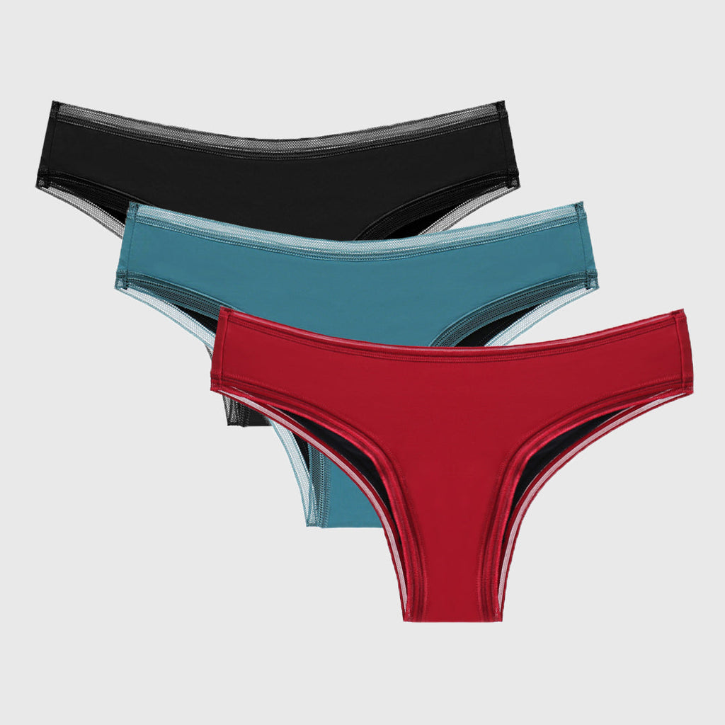 Cheeky Bikini Leakproof Underwear (3-Pack)