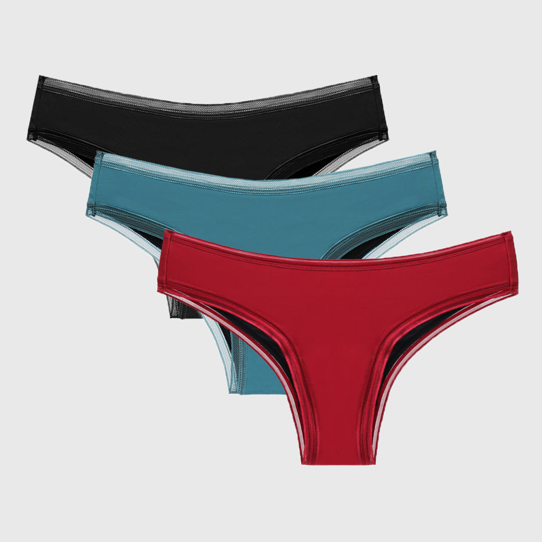 Cheeky Bikini Leakproof Underwear (3-Pack)