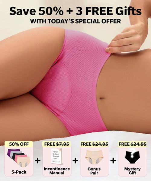 **Comfy & Discreet Leakproof Underwear (Bundles)